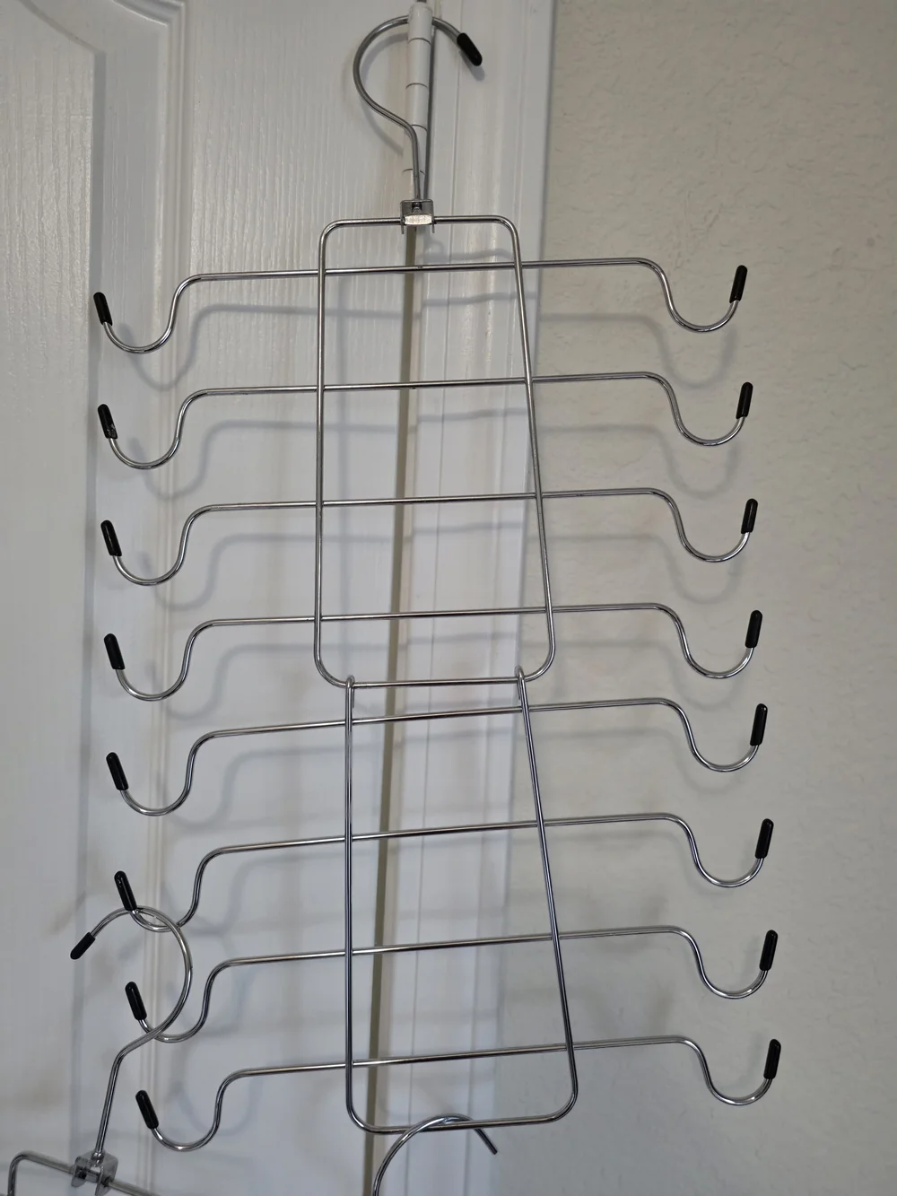 Chrome Multi-Tier Hanging Organizer Rack - Silver